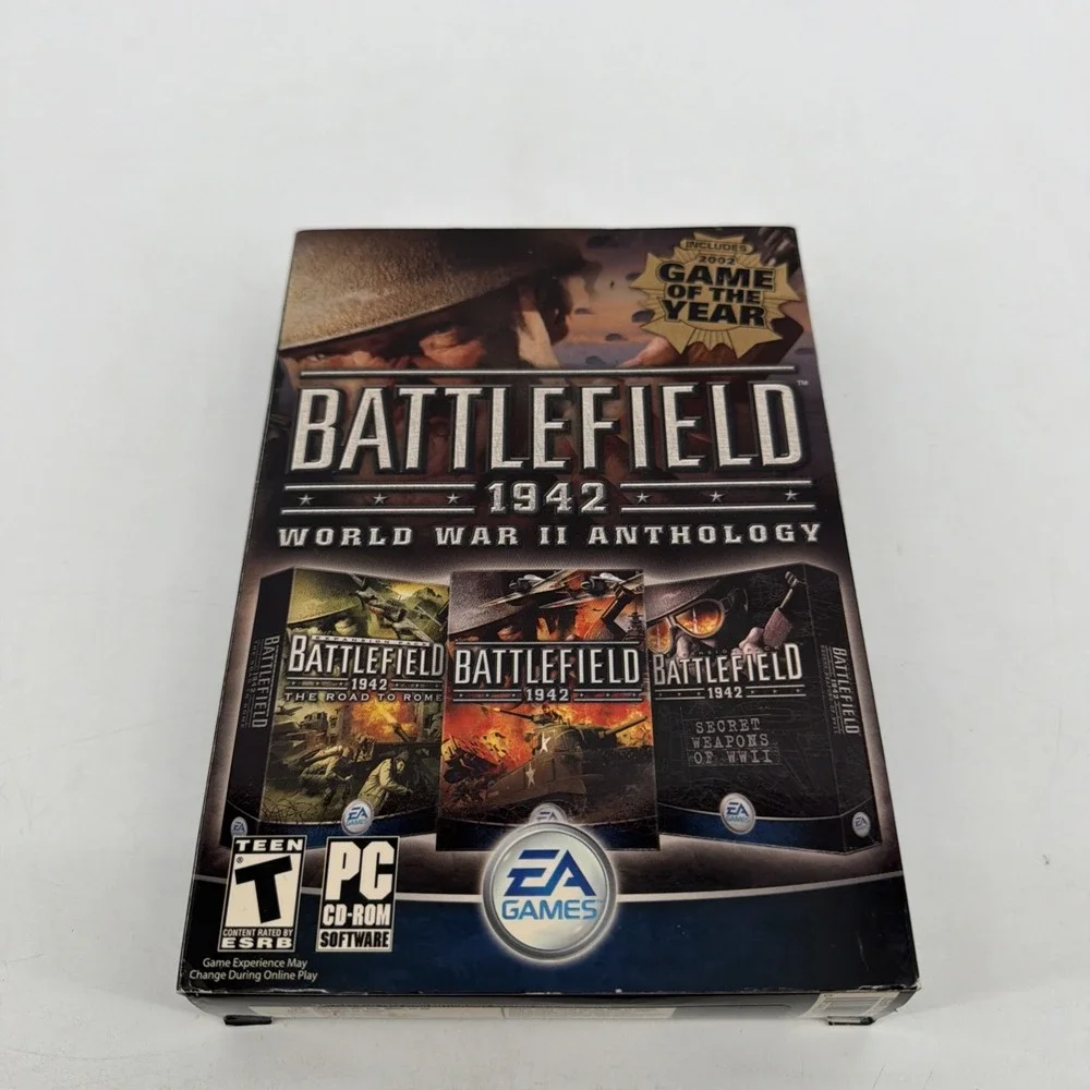 Battlefield 1942: World War II Anthology EA Game PC CD Road to Rome SecretWeapon